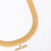 Chunky T Bar Chain Necklace