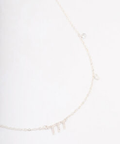 Angel Number Cubic Zirconia Chain Necklace