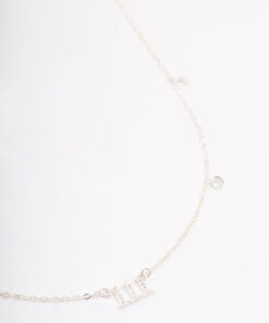 111 Angel Number Cubic Zirconia Chain Necklace