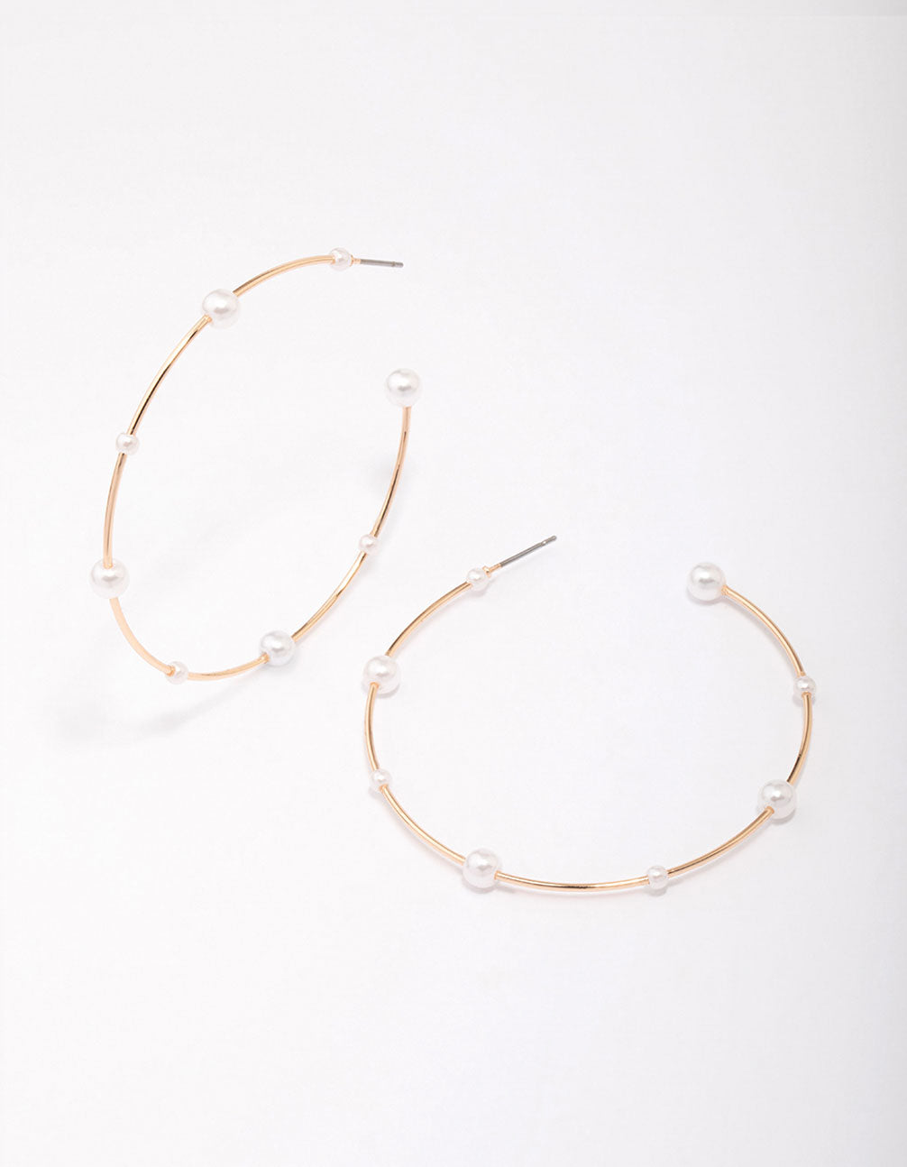 Pearl Hoop Earrings