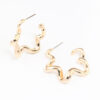 Squiggle Hoop Earrings