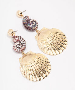Graduating Shell Earrings