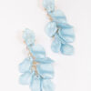 Blue Petal Earrings