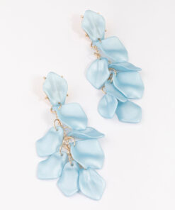 Blue Petal Earrings