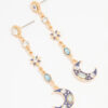 Celestial Charm Drop Earrings