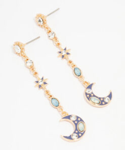 Celestial Charm Drop Earrings