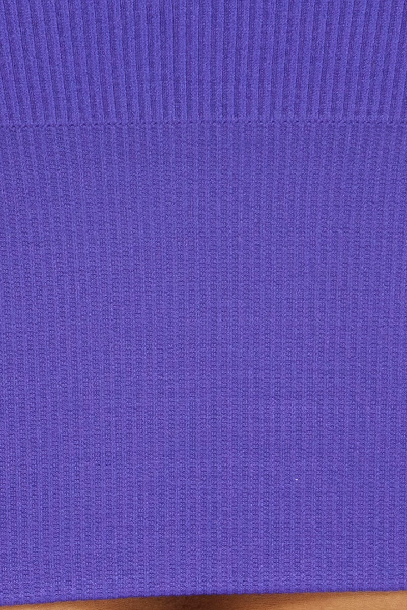 Purple Crop Singlet Top Seamless - Image 6