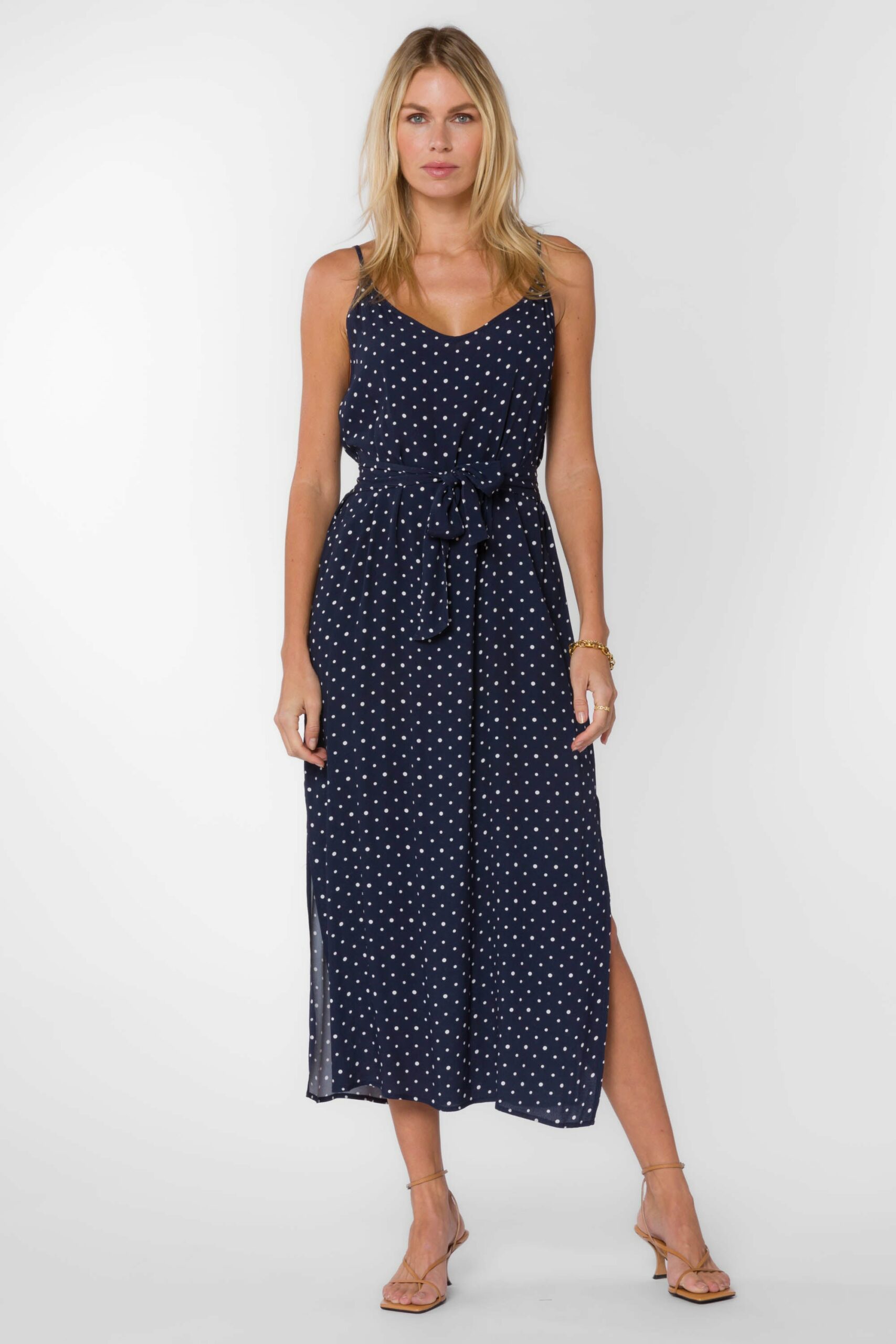 Navy Dots Dress