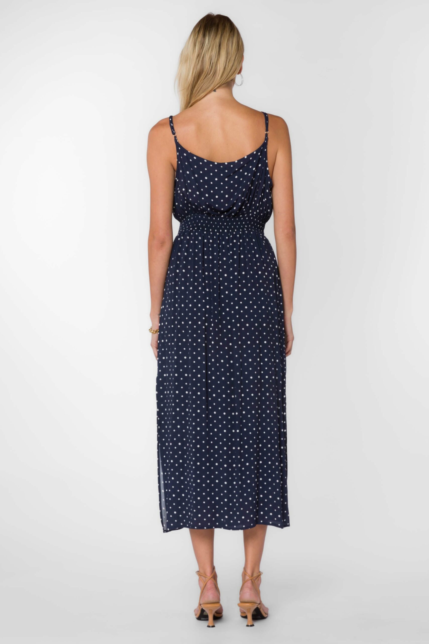 Navy Dots Dress - Image 5